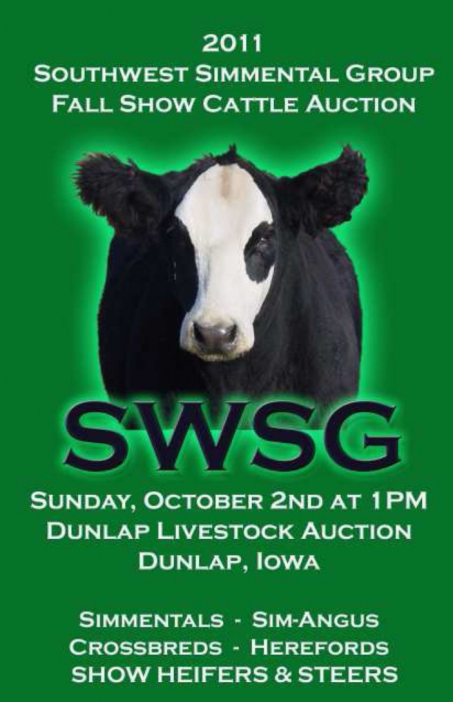 SWSG Fall Show Cattle Auction